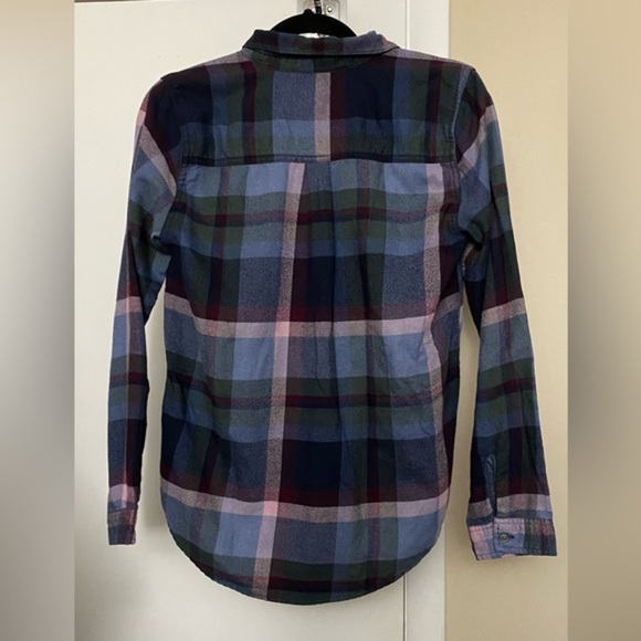 Abercrombie Kids Flannel Button Down Size 15/16 - Picture 2 of 5